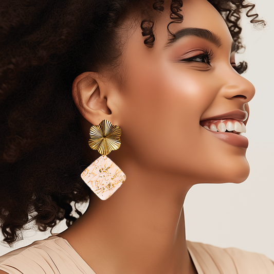 Dahlia Blanc Marbré