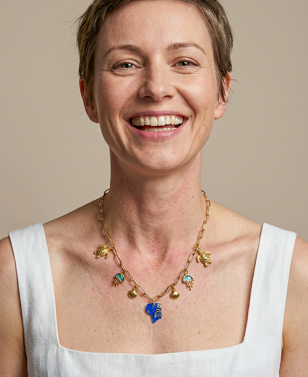 Collier Guyane Bleu Roi