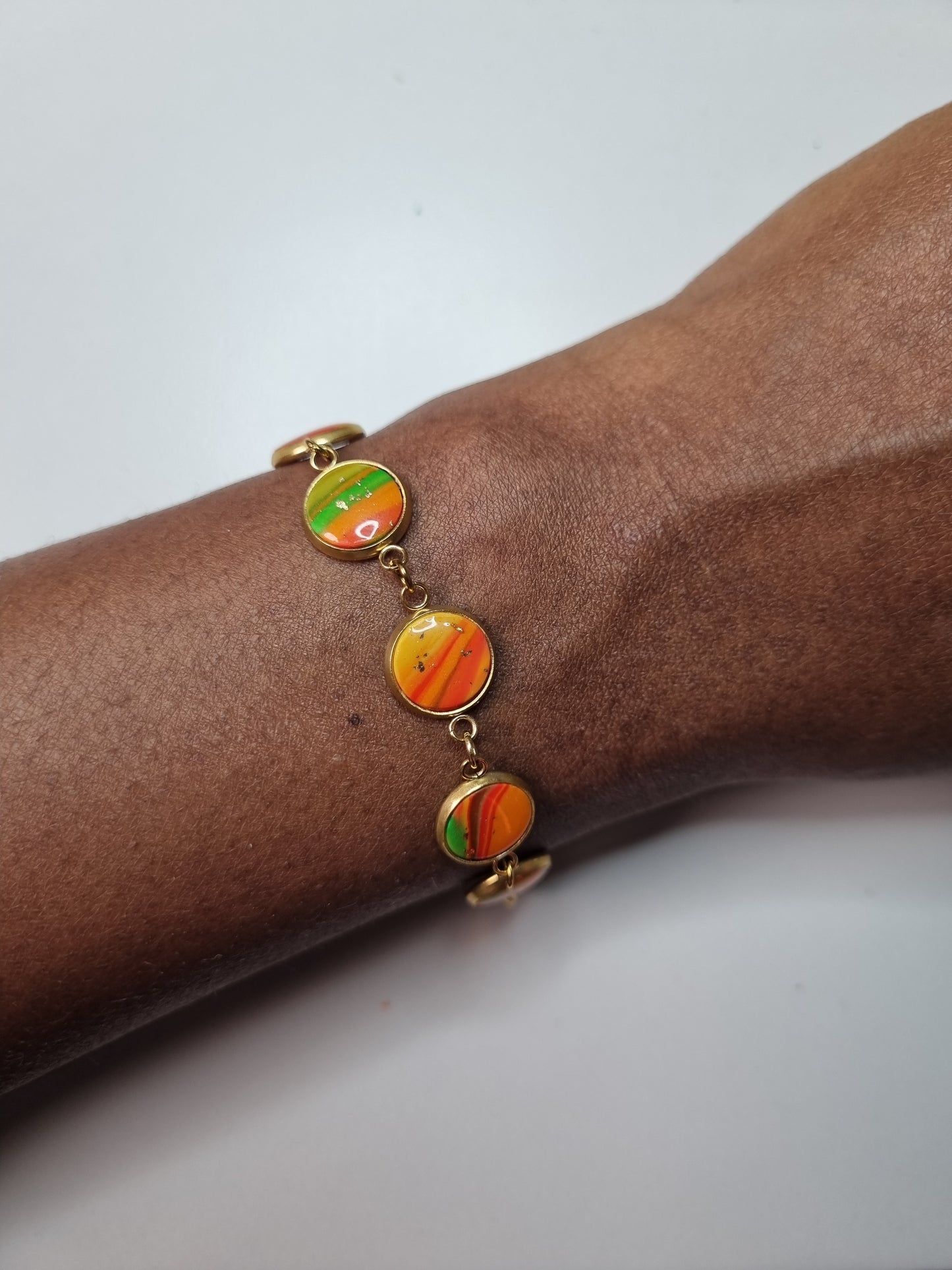 Bracelet Cabochon Madras