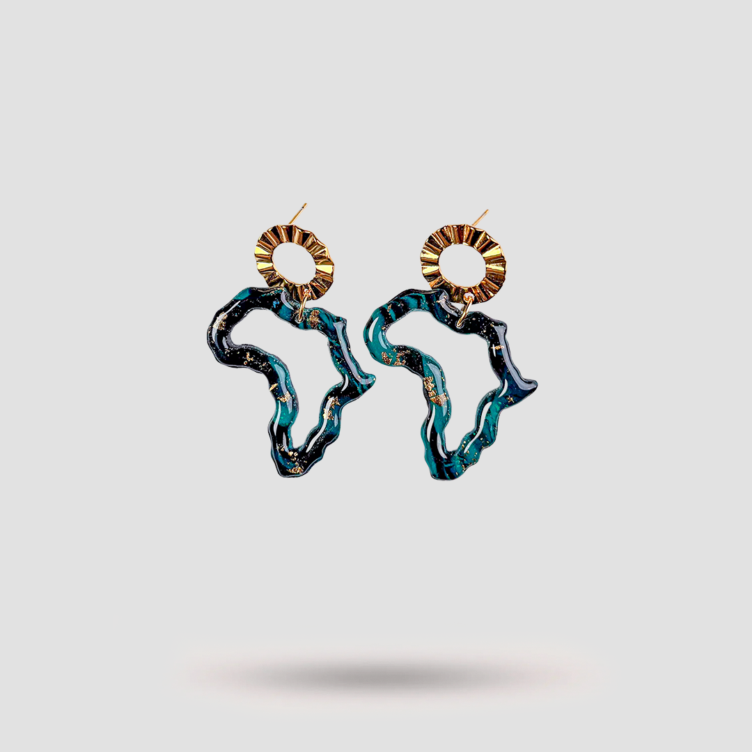 Afrique Contours Anneau Vert