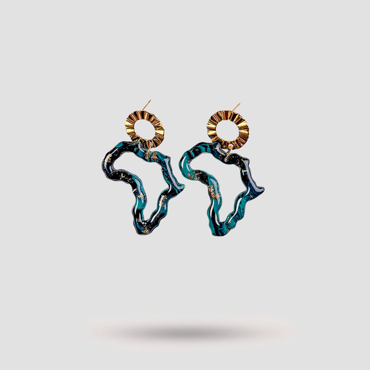 Afrique Contours Anneau Vert