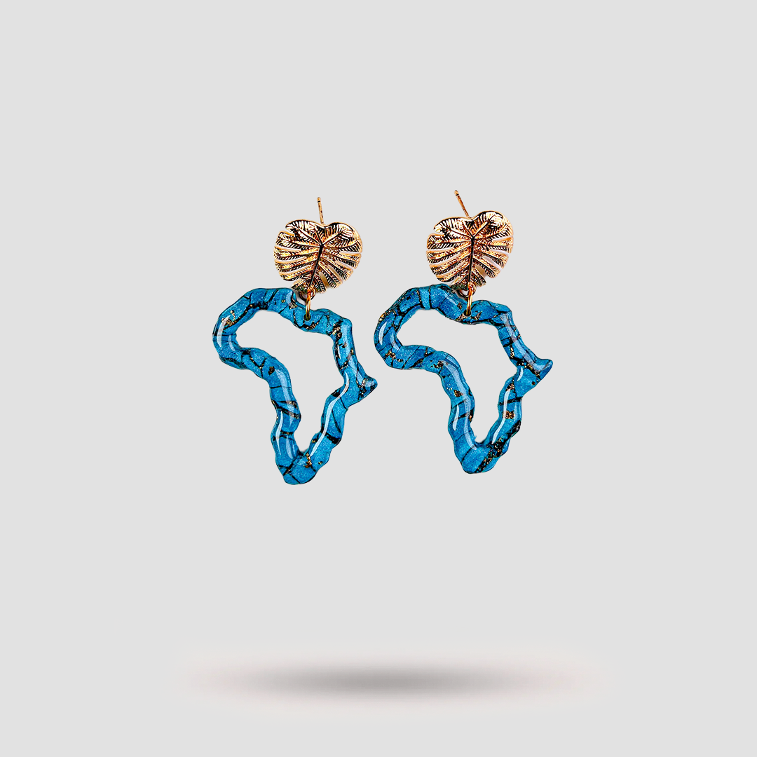 Afrique Contours Bleue