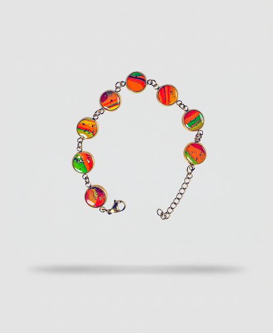 Bracelet Cabochon Madras