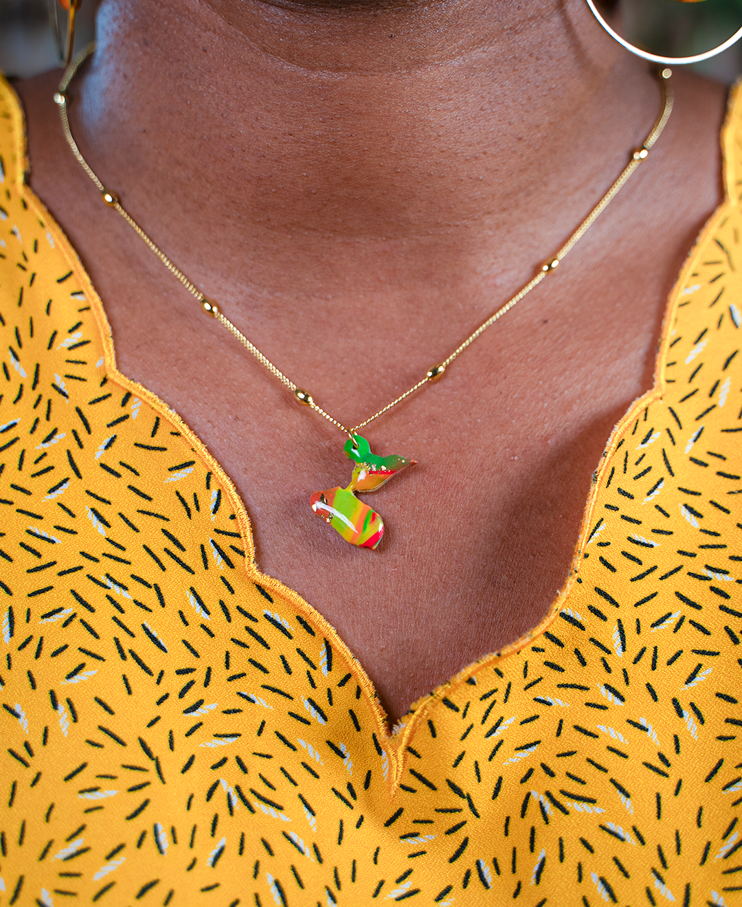 Collier Guadeloupe Madras