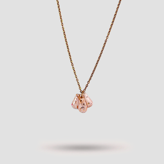 Collier Thaly blanc marbré