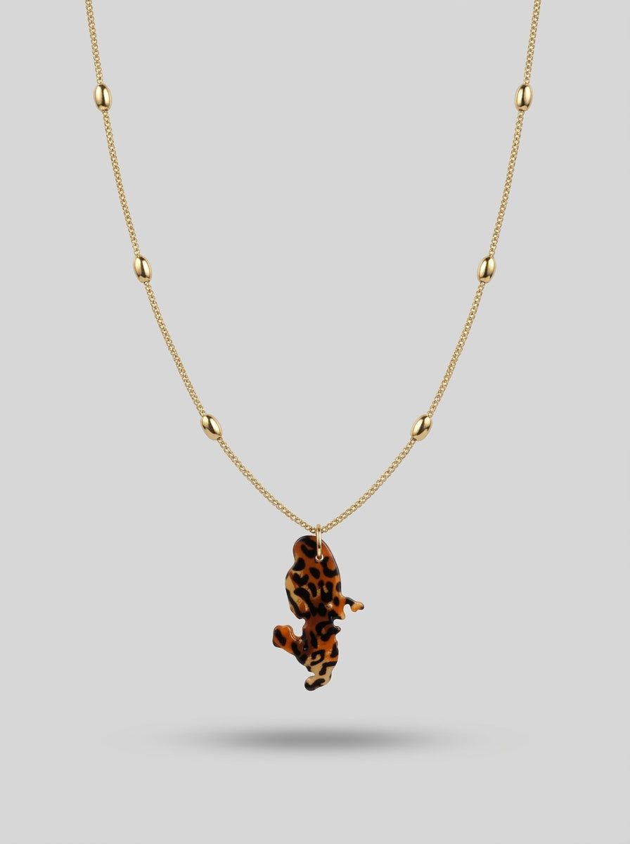 Collier Martinique Léopard