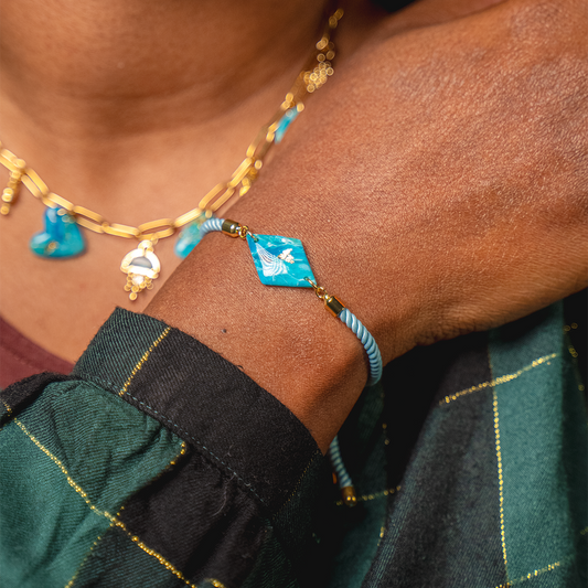 Bracelet Ajustable Oren Azur