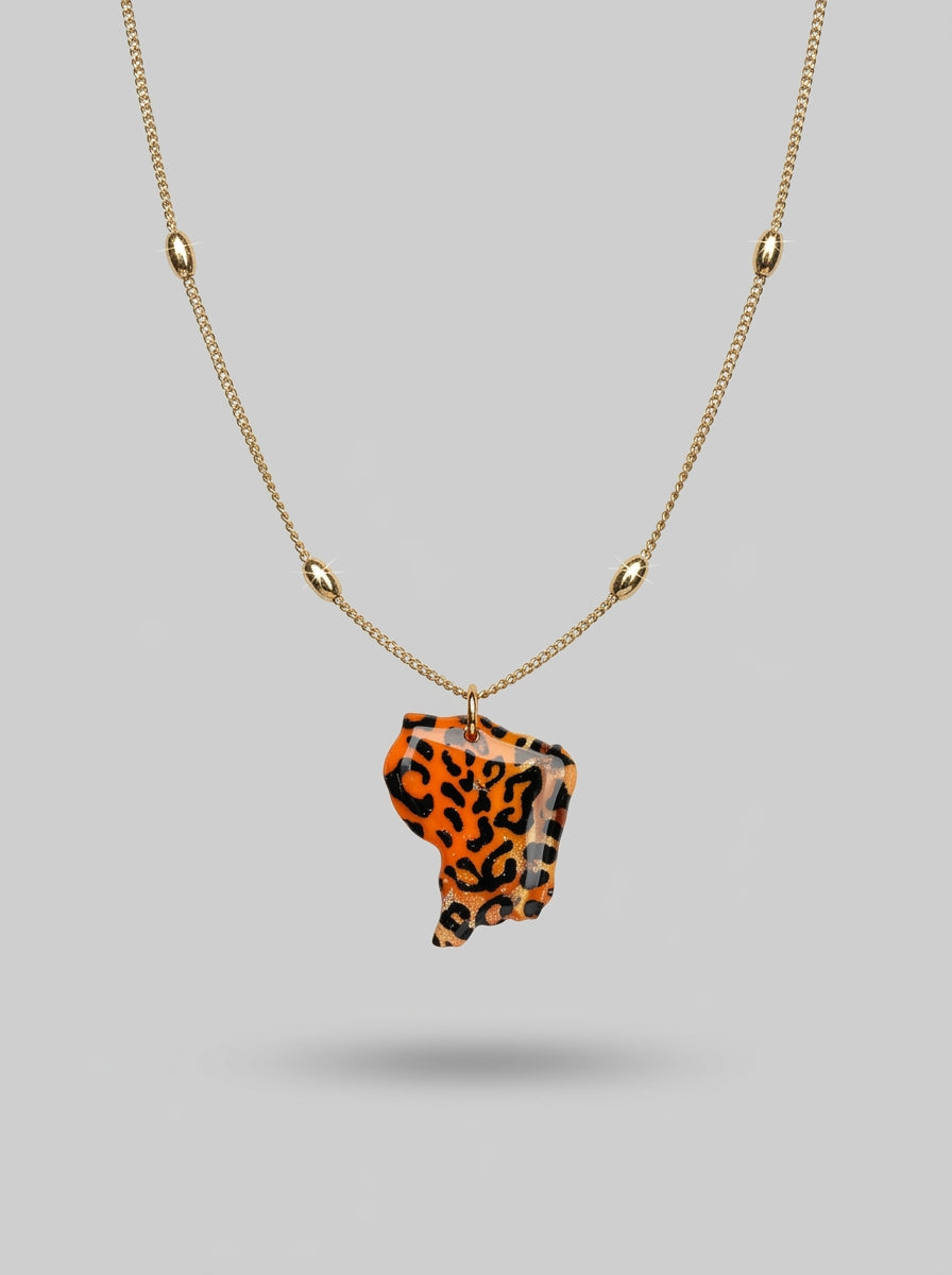 Collier Guyane Léopard
