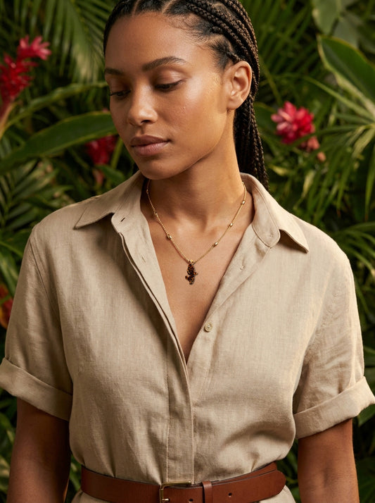Collier Martinique Léopard