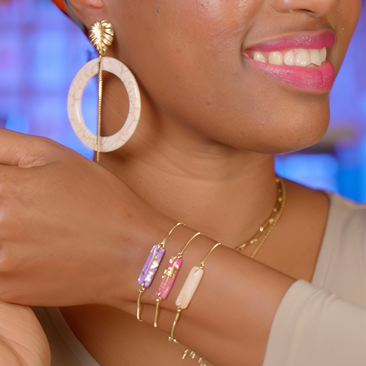Bracelet Ajustable Loren Violet